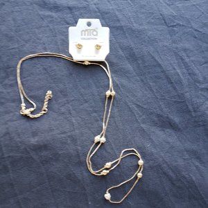 MIA COLLECTION BY KIM MIN SUN NECKLACE & EARRINGS